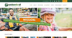 Desktop Screenshot of outdoorsforall.org